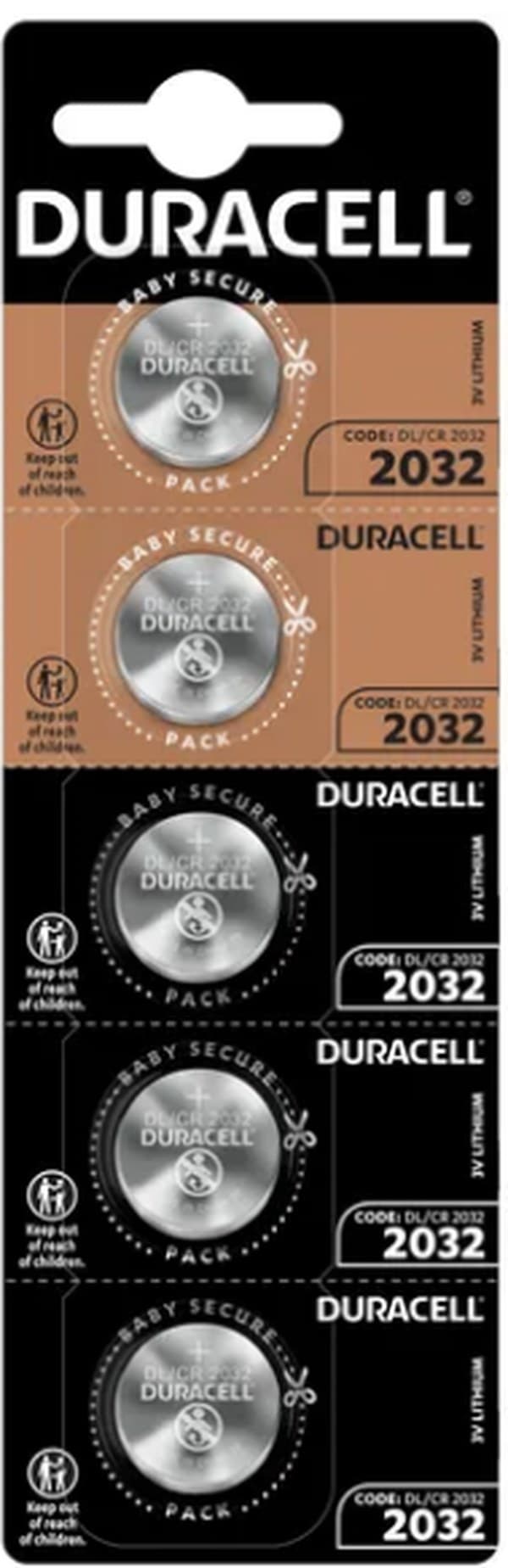 Батарейка Duracell CR2032/5bl (5) ((20)
