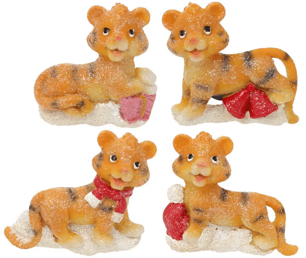 Магнит декор. "Весёлый тигрёнок" 6см №424-242/Bonadi/(24)(432)