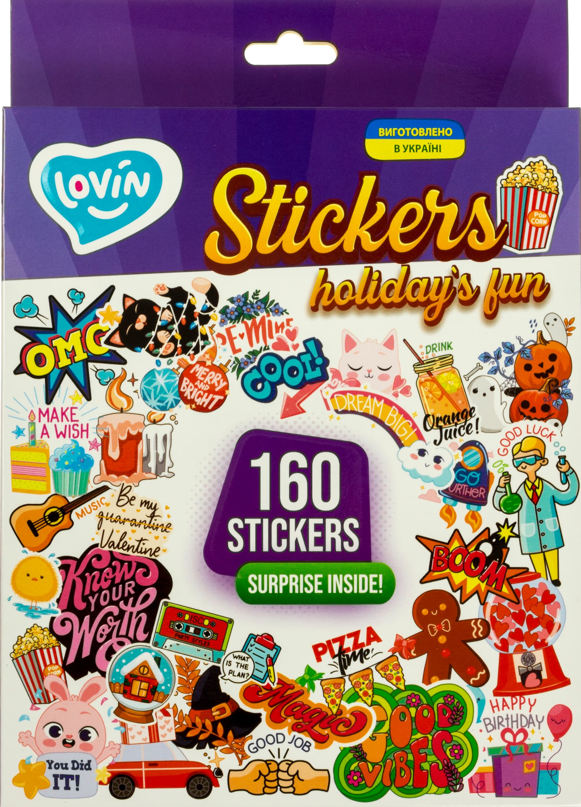  Набор стикеров Lovin Holiday's fun (12) №90016