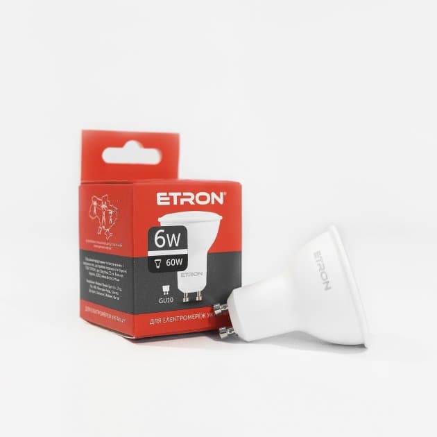 Лампа "Etron Light Power" LED 1-ELP-068 MR16 6Вт. 4200К GU10