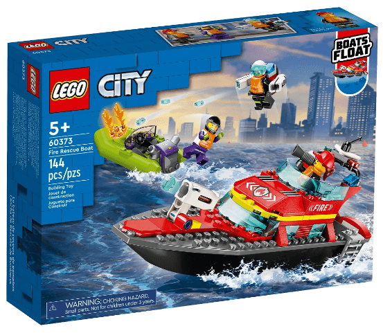 Конструктор "LEGO" City Човен пожежної бригади №60373(6)