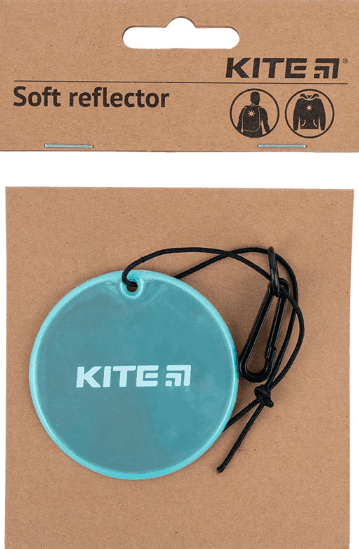 Подвеска мягкая светоотражающая "Kite" круглая, мятная №K23-110-3(24)