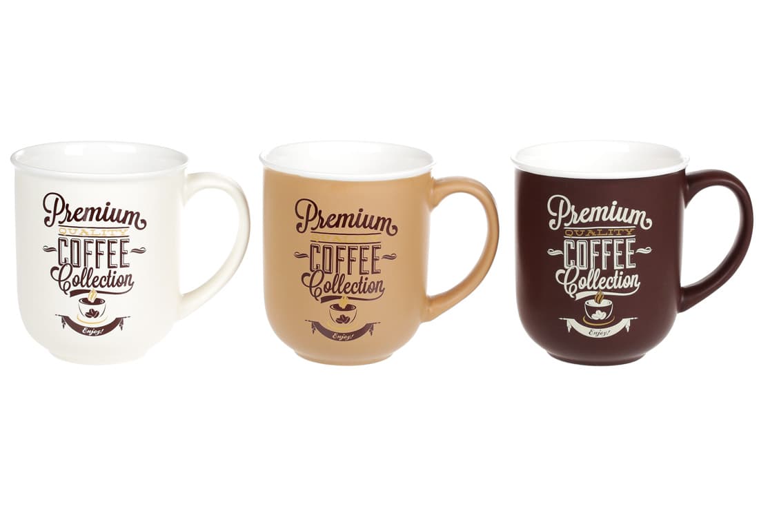 Чашка керам. 380мл "Premium Coffee" №930-004/Bonadi/(12)(48)