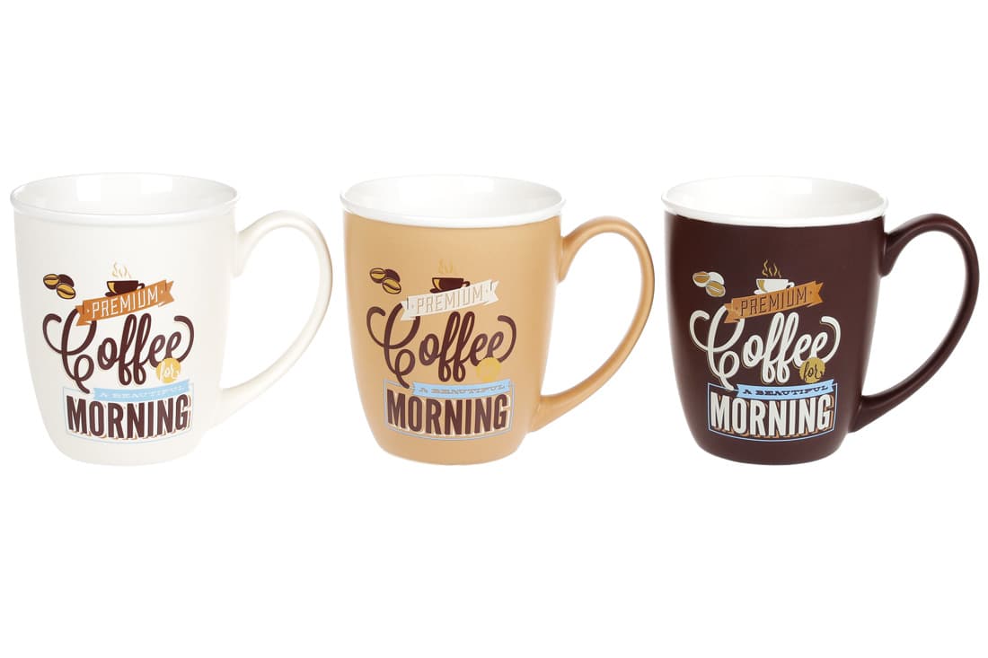 Чашка керам. 340мл "Morning Coffee" №930-005/Bonadi/(12)(48)
