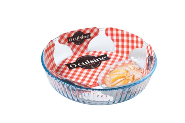 Форма для запекания "O Cuisine" 26см 2,1л стекло круглая рифлёная №818BC00/1646/62552(6)