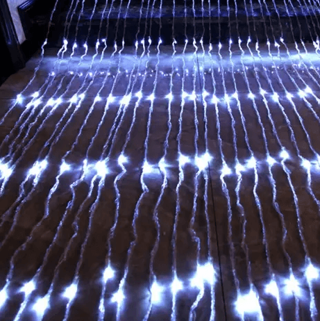 Гирлянда-водопад электрич. 144LED белый,L-1,5 H-1,5м №1522-03(30)