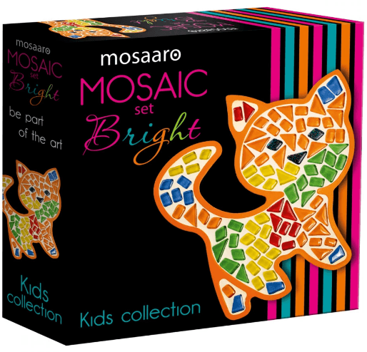 Набор для творч. "Mosaaro с стеклянной мозаикой детский. Котик" №MA7006(8)