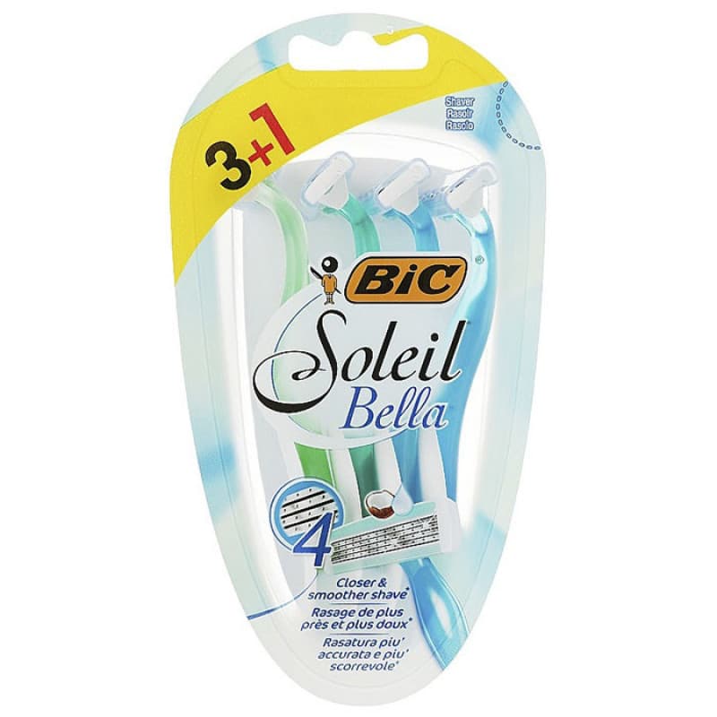 Станок однораз. "Biс Soleil Bella" (3+1шт) №0546(10)