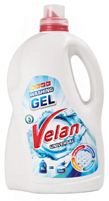 Прал. порошок рідкий 5л гель "Velan" універ.(4)