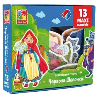 Игра на магнитах "Магнитный театр. Красная шапочка",укр. №VT3206-52(12)