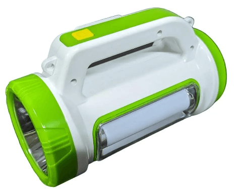 Фонарь аккум. пласт. ЗУ microUSB,2000mAh,power bank,солн.панель,3+2 реж.№D5158(LM+3xCOB)(60)