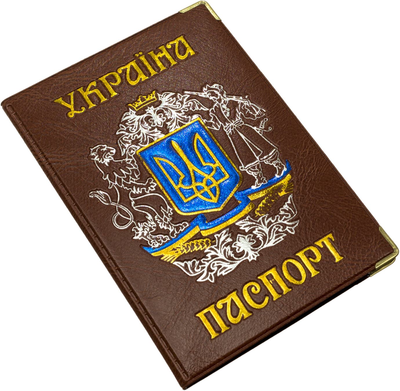 Обклад. на Паспорт України "Козак"шкірзам. №130-Па(10)