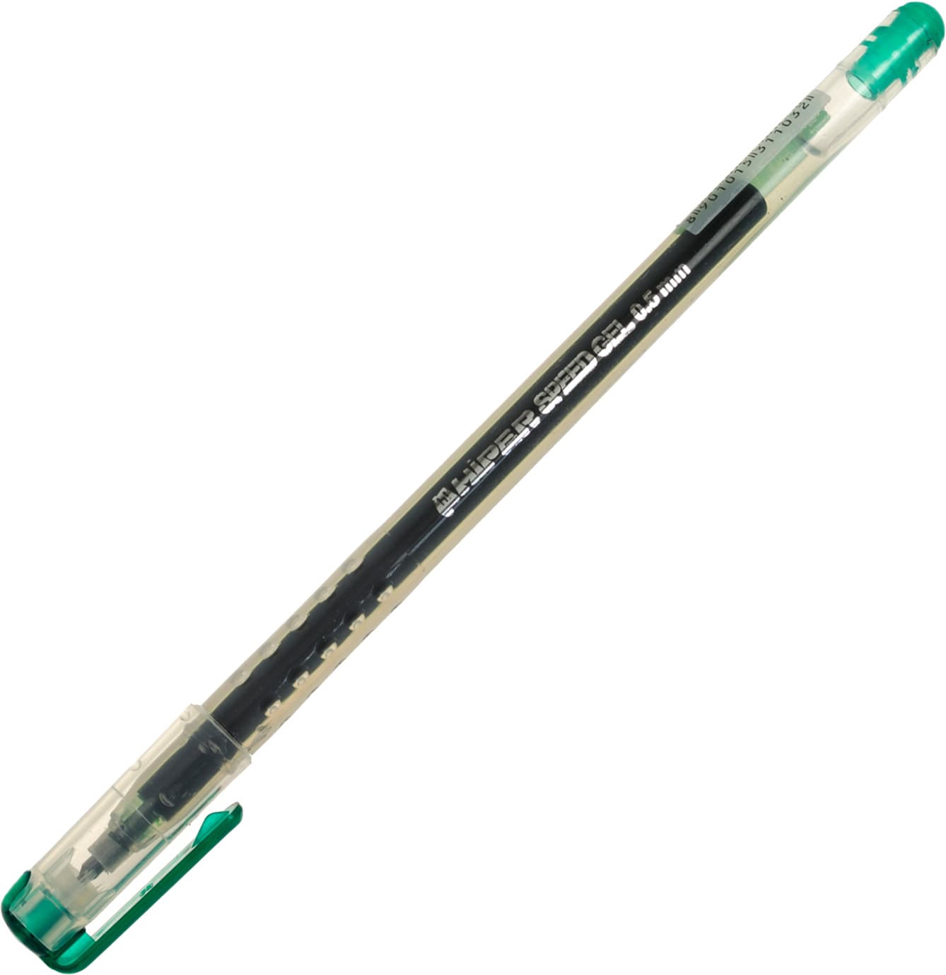 Ручка гел. "Hiper" №HG-911 Hiper Speed 3км 0,5мм зелёная(10)(250)(2500)