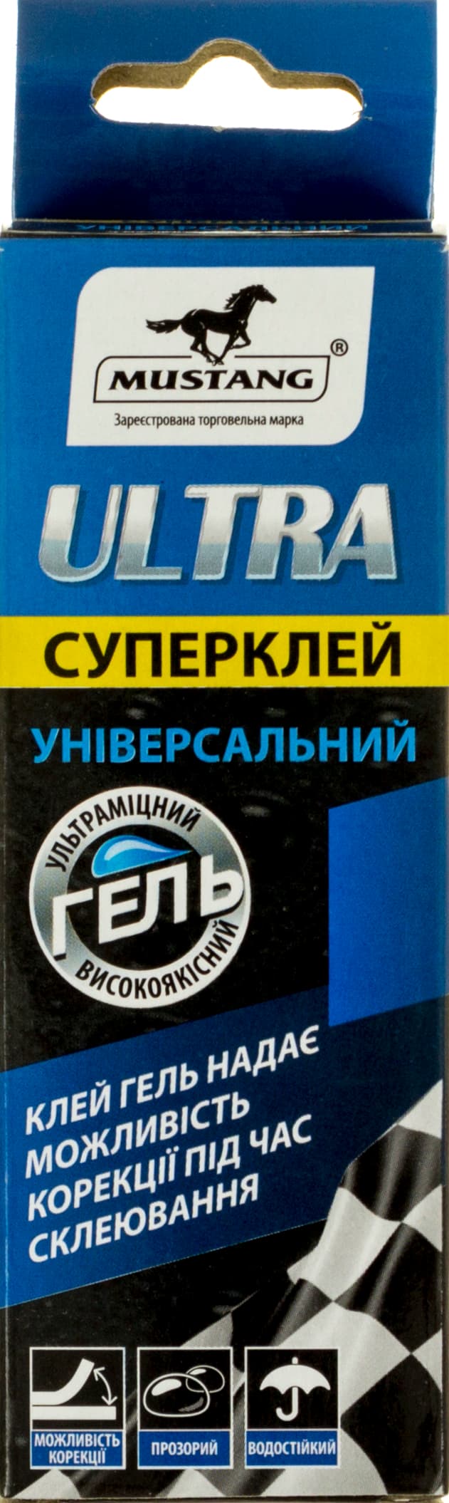 Суперклей-гель Mustang 20гр №91936(50)