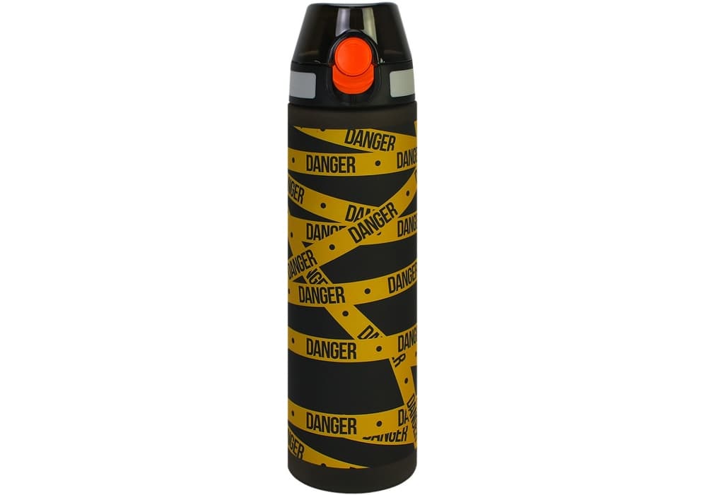 Бутылка для воды тритановая "CoolForSchool" 750мл Danger чёрная №CF61312