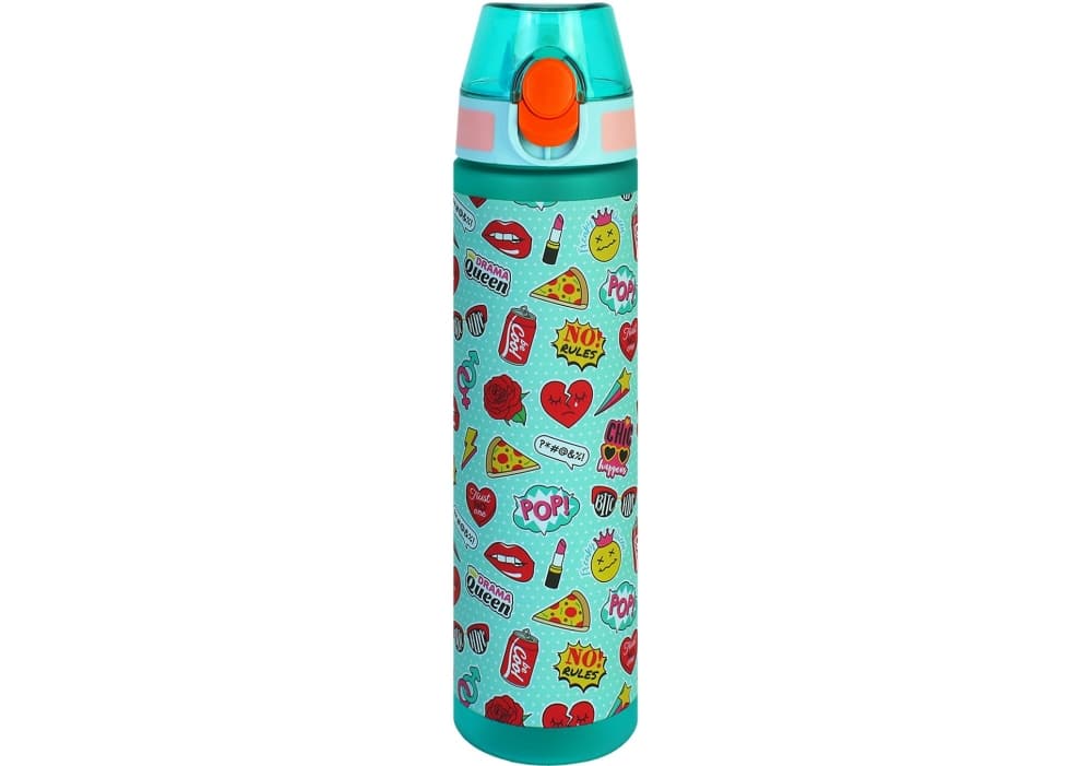 Бутылка для воды тритановая "CoolForSchool" 750мл Queen Teen голубая №CF61314
