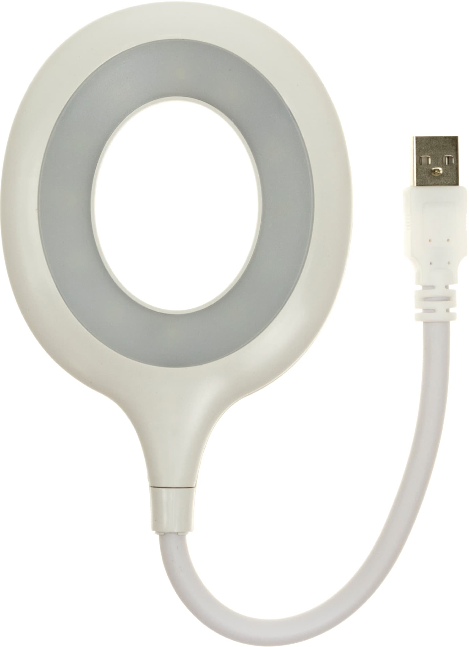 Лампа наст. кольцевая гибкая LED 2W 5V 12LED USB №5730-12(200)