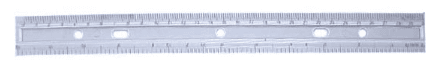 Линейка пласт. 30см "Economix" прозрач. №E81302(24)(1200)