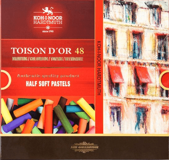 Крейда-пастель "Koh-i-noor" "TOISON D'OR" №8546 48кольор.