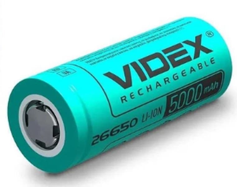 Аккумулятор Videx Li-ion 26650-R,5000mAh