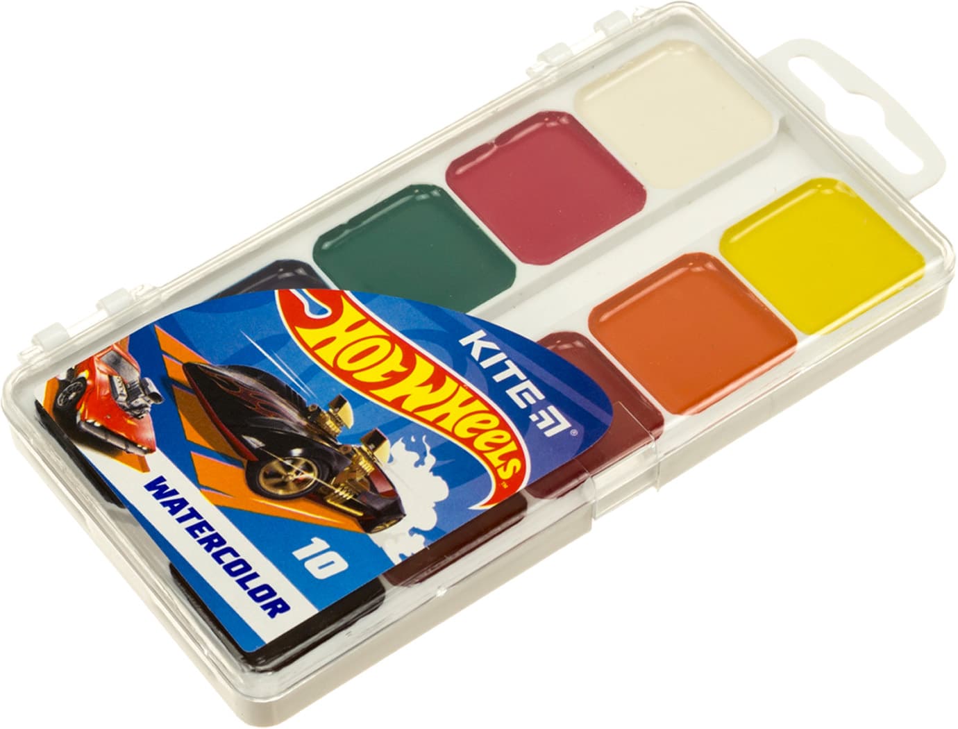 Акварель 10 кольор. "Kite" "Hot Wheels" №HW23-060(15)