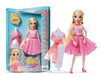 Кукла "Kids Hits. Be Fashion Academy. Heva" 28см в кор-ке,25,5х37х7см №KH25/01(6)