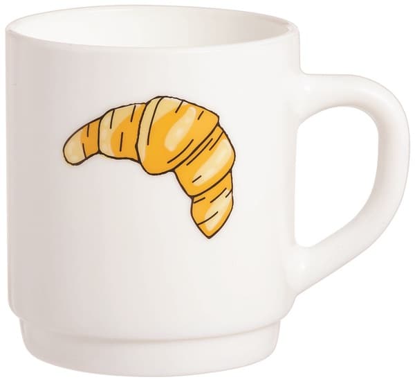Чашка керам. 250мл "Luminarc.Pop Gourmandise Croissant" №Q5185(6)