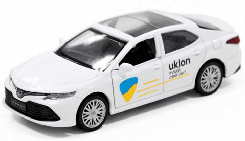 Автомодель "Technodriver" TOYOTA CAMRY UKLON белая №250291/КиддиСвит/