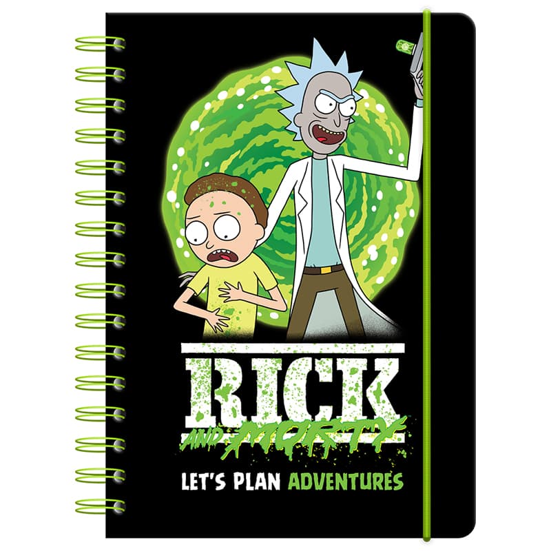 Дневник-планер недат А5 "Kite" №RM23-438 Rick and Morty тв.обл.