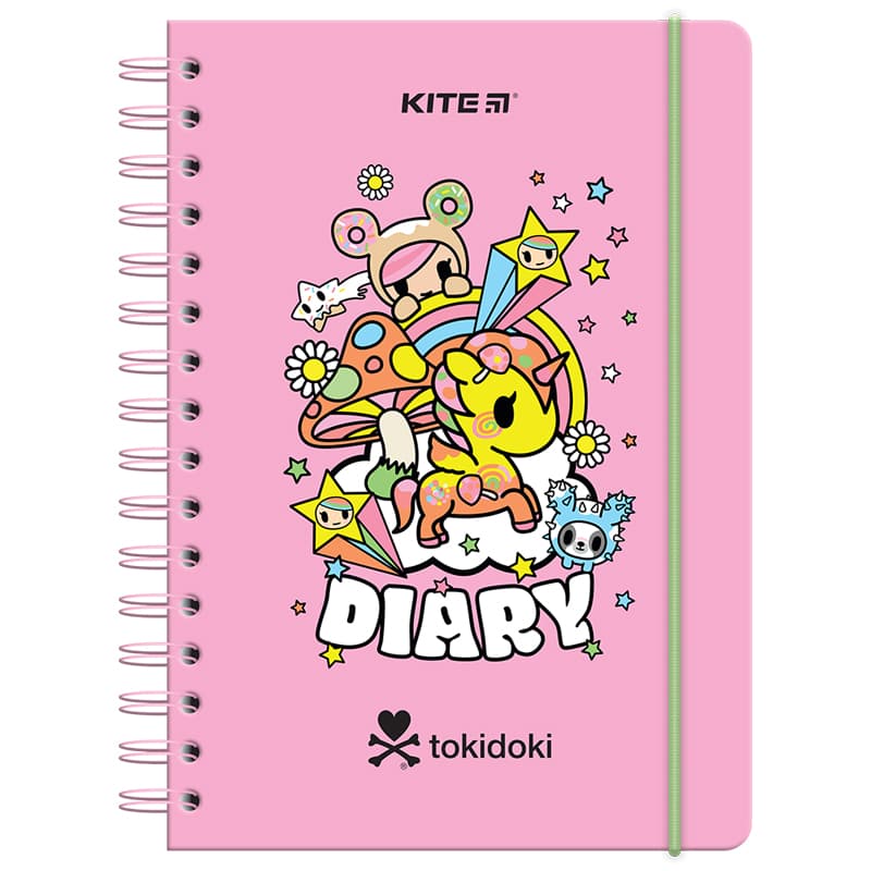 Дневник-планер недат А5 "Kite" №TK23-438 Tokidoki тв.обл.