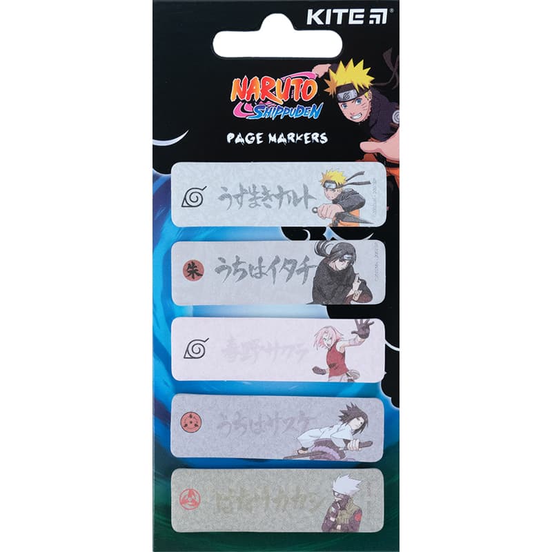 Стікери-закладки "Kite" №NR23-480 Naruto 100шт(40)