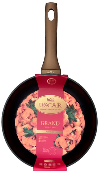Сковорідка алюм. антиприг. покриття "Oscar Grand" 24см №OSR-1103-24/3154(6)