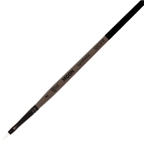 Кисточка худож. "Rosa" Moon синтетика,овальная, короткая ручка №2 №1203FR02