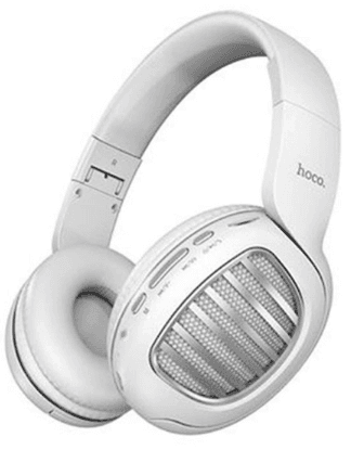 Наушники HOCO W23 BT Brilliant sound white+микрофон