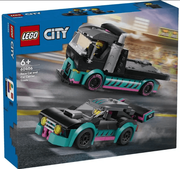 Конструктор "LEGO" City Автомобиль для гонок и автовоз №60406(4)