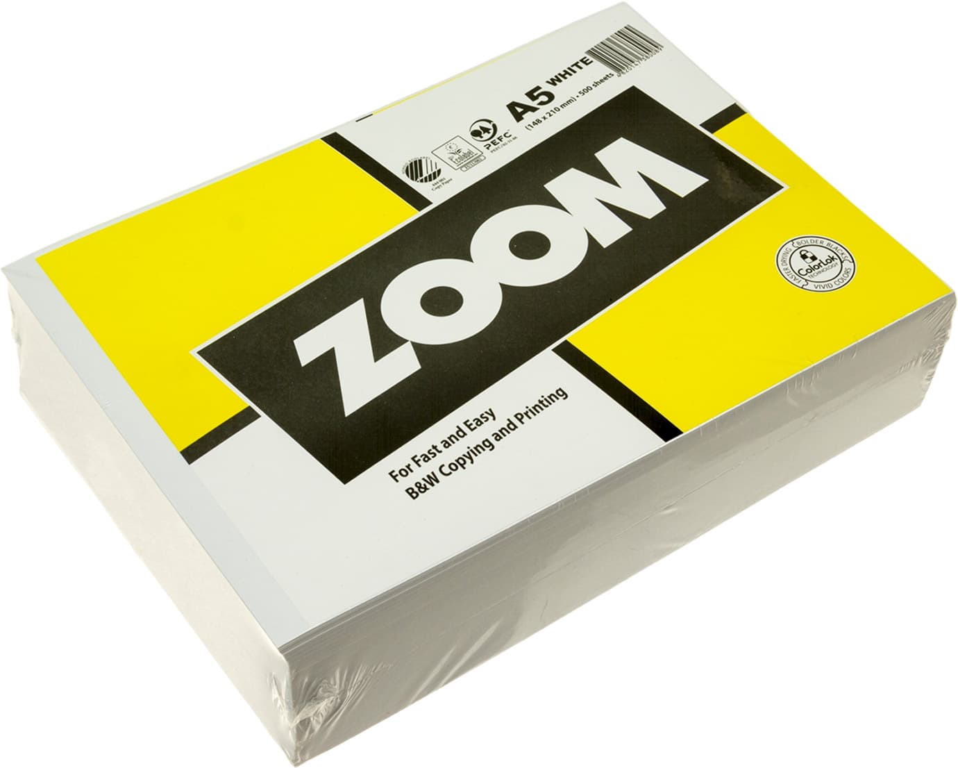 Папір офісний A5 Zoom 80 г/м2 С (500 шт) (10)