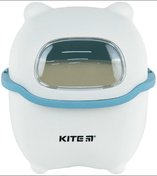 Контейнер для мусора "Kite" настольный,бело-голубой №K24-009-6(10)