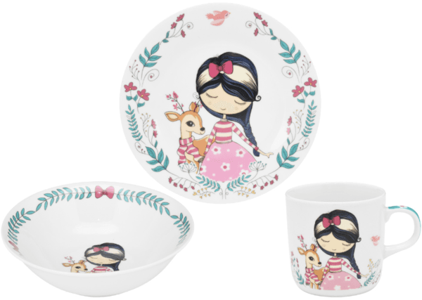 Сервіз дитячий керам. 3предм. "Luminarc. Edition Fairy" №C679/2325(12)