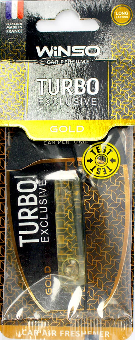 Аромадиффузор для авто "Winso" 6мл Turbo Exclusive Gold с капсулой(25)