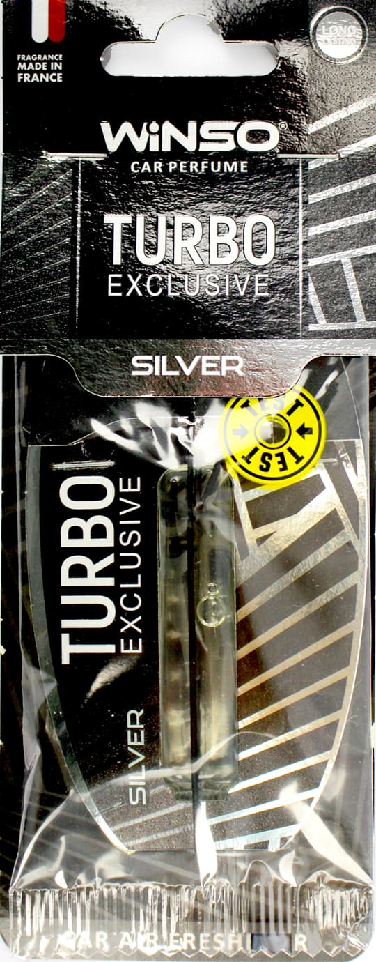 Аромадиффузор для авто "Winso" 6мл Turbo Exclusive Silver с капсулой(25)