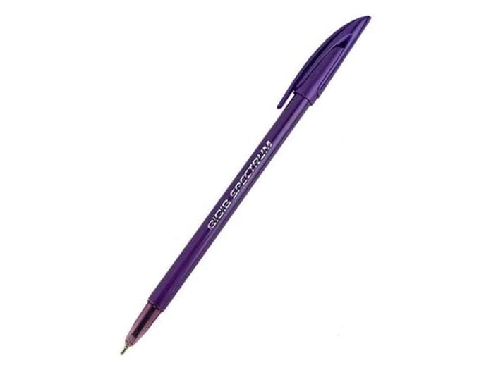 Ручка шарик. "Unimax" №UX-100-11 Spectrum 1мм фиолетовая(50)