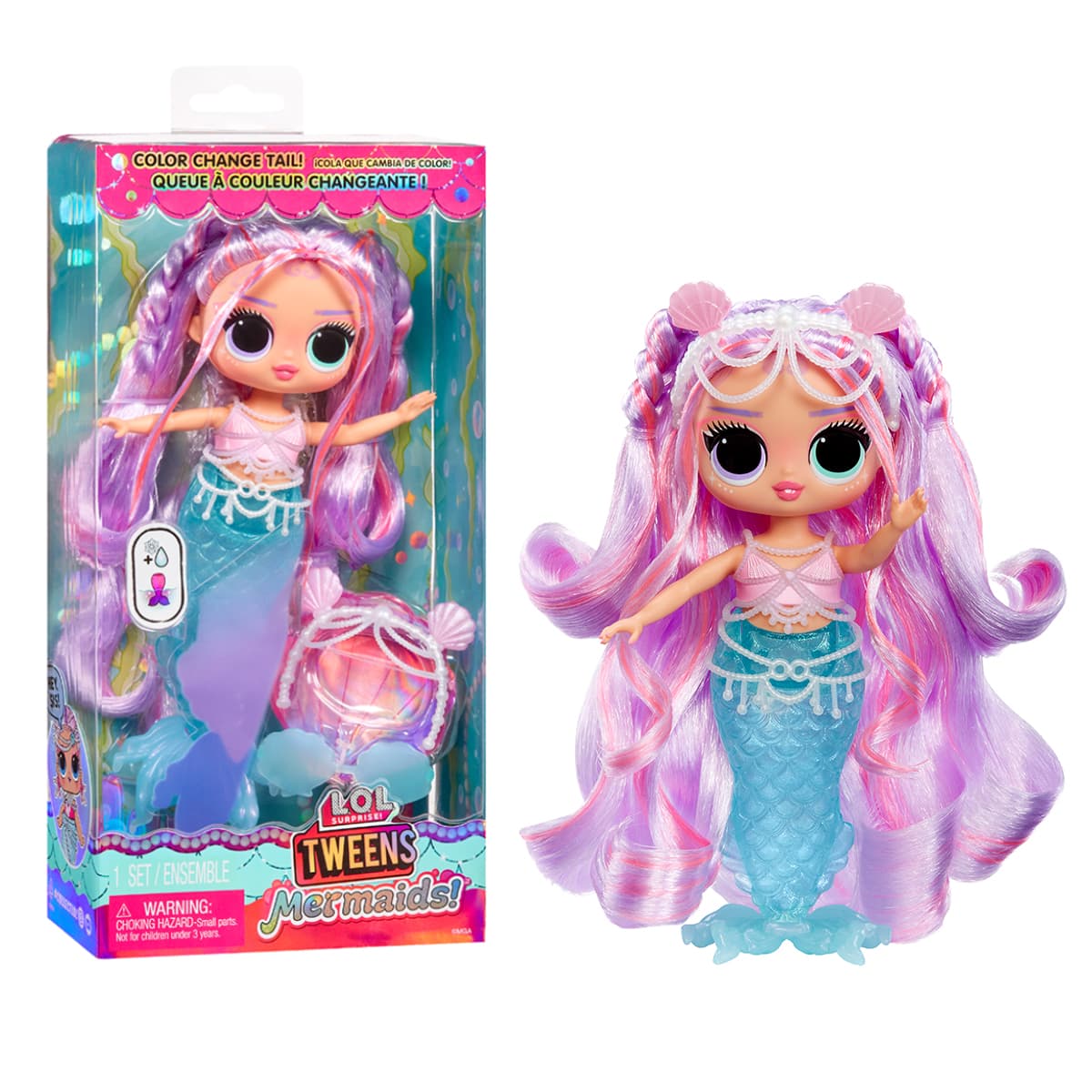 Игровой набор с куклой "L.O.L Surprise" Tweens Mermaids!– ЛАНА МЕРИН №510444/КиддиСвит/