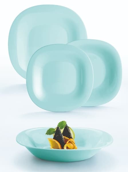 Сервиз столовый стекло 18предм. "Luminarc.Carine Light Turquoise" №P7628