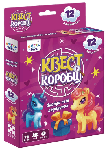 Игра наст. "Квест в коробке. Единорожки" №VT5902-01