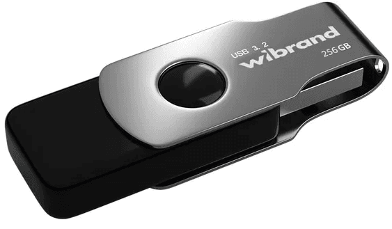 Флеш-пам`ять 256GB "Wibrand Gen1 Lizard" USB3.2 black №2284