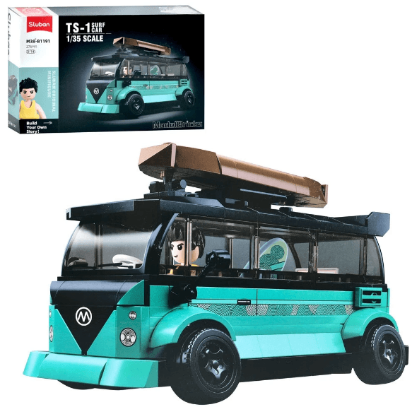 Конструктор"Sluban"Авто серія,автобус,276дет,1:35,фірурка,в кор-ці,38х24х7см№M38-B1191(16)