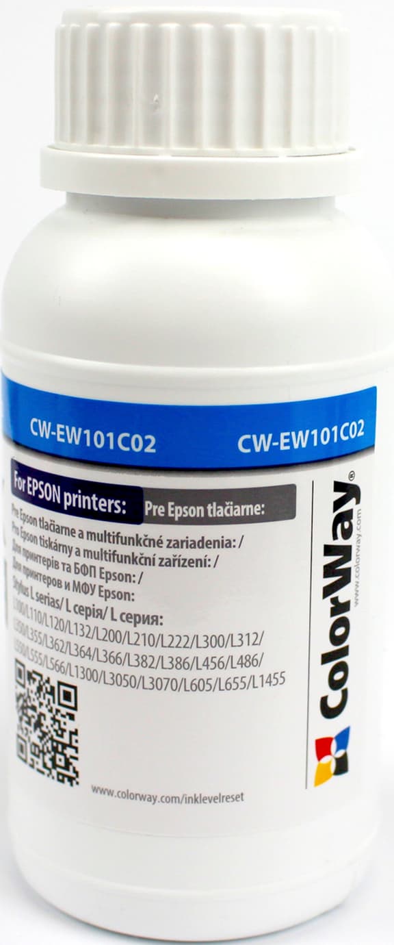 Чорнило ColorWay Epson L-100/200/EW101C series 200 мл cyan