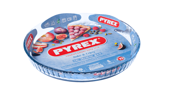 Форма для запекания "Pyrex" 28см стекло круглая №813B000/8046/0766(6)