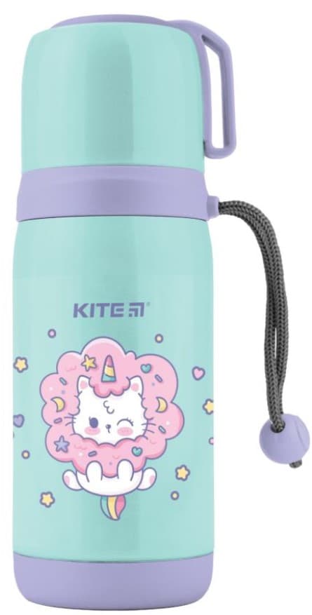 Термос метал. 0,35л "Kite" Rainbow Catcorn №K24-301-2(30)