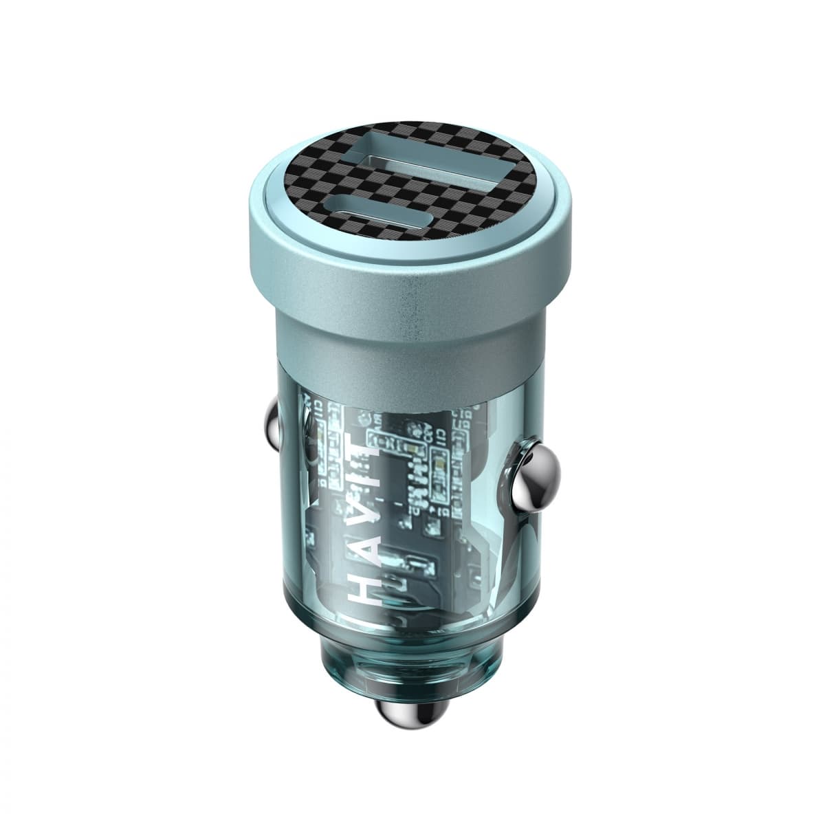 Зарядний пристрій авто Havit №HV-CC2016 USB+Type-C 30W швидка зарядка